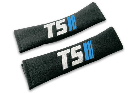 T5 Stripes - Embroidered Padded Seat Belt Covers