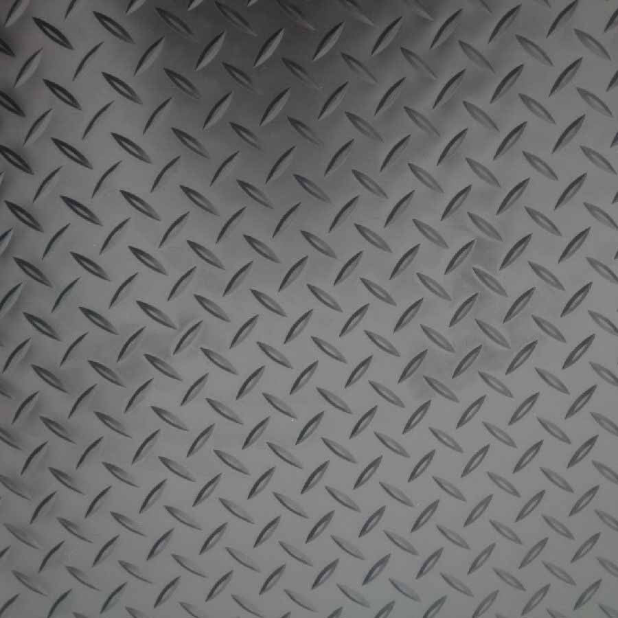 T6 & T5 California 1+1 Seat Cab Mat in Heavy Duty Tread Plate Rubber.