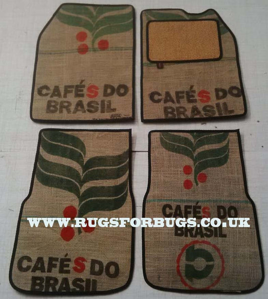 Classic Beetle Over Mat Set - Coffee Sack