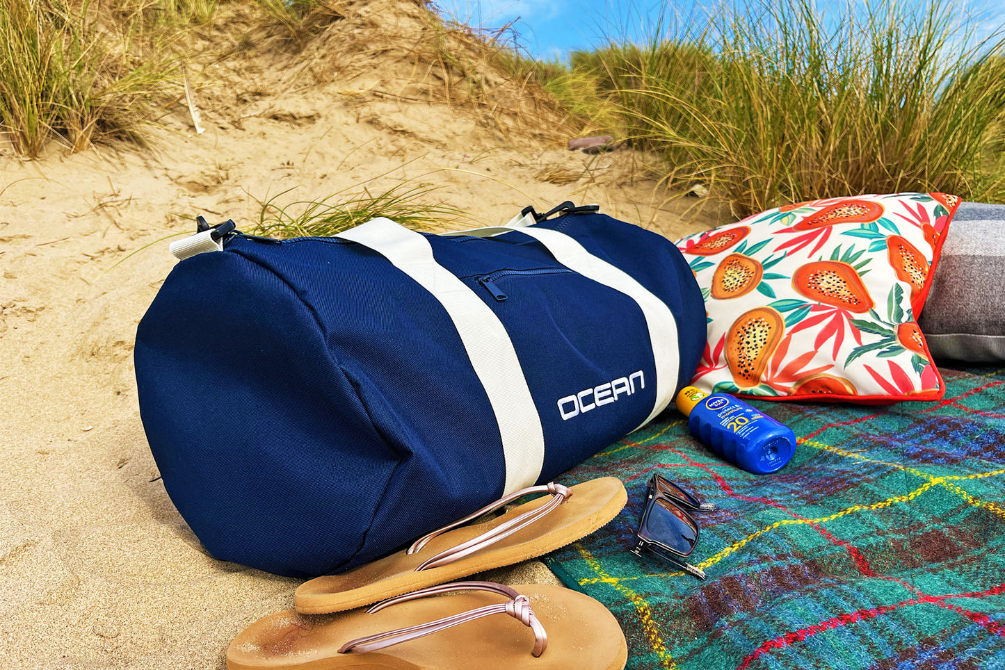 California Holdall Bag XL with Embroidered Logo