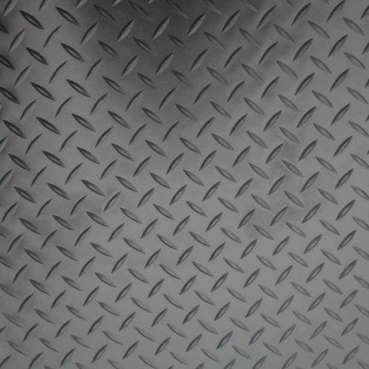 T5 2+1 Seat Cab Mat - Heavy Duty Tread Plate Rubber