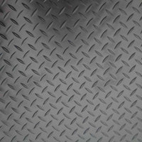 T6 2 + 1 Seat Cab Mat -  Heavy Duty Tread Plate Rubber
