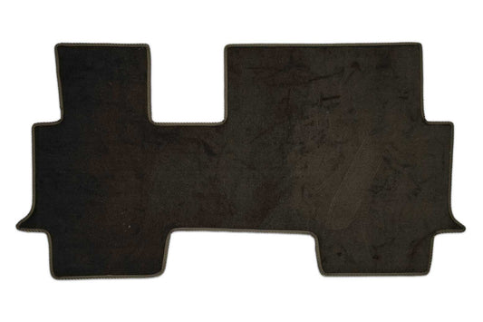 VW ID Buzz rear seat area mat shown in black automotive carpet
