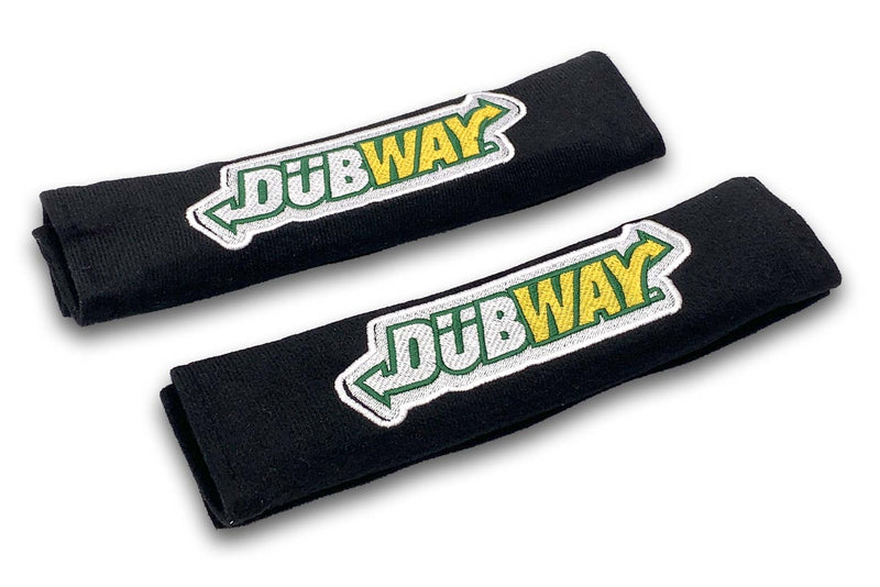 Dubway - Embroidered Padded Seat Belt Covers