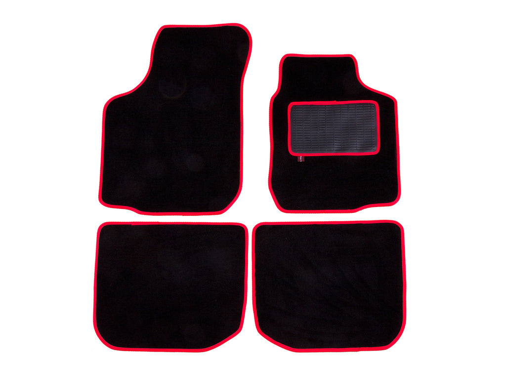 Golf mark 4 over mat set shown in black standard automotive carpet