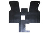 T4 Transporter 1 plus 1 cab mat shown in heavy duty tread plate rubber