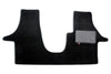 T5 2 plus 1 seat cab mat shown in black Premium Pearl automotive carpet