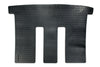 T6 point 1 caravelle passenger area rug shown in black tread plate rubber