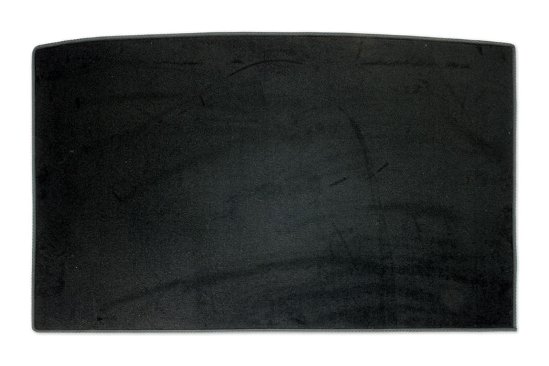 T6 caravelle boot liner rug shown in black automotive carpet