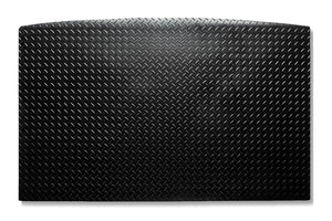 T6 caravelle boot liner mat shown in black tread plate rubber
