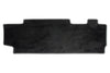 Kombi rear mat for a 2+1 seat with single slider door shown in black standard automotive carpet