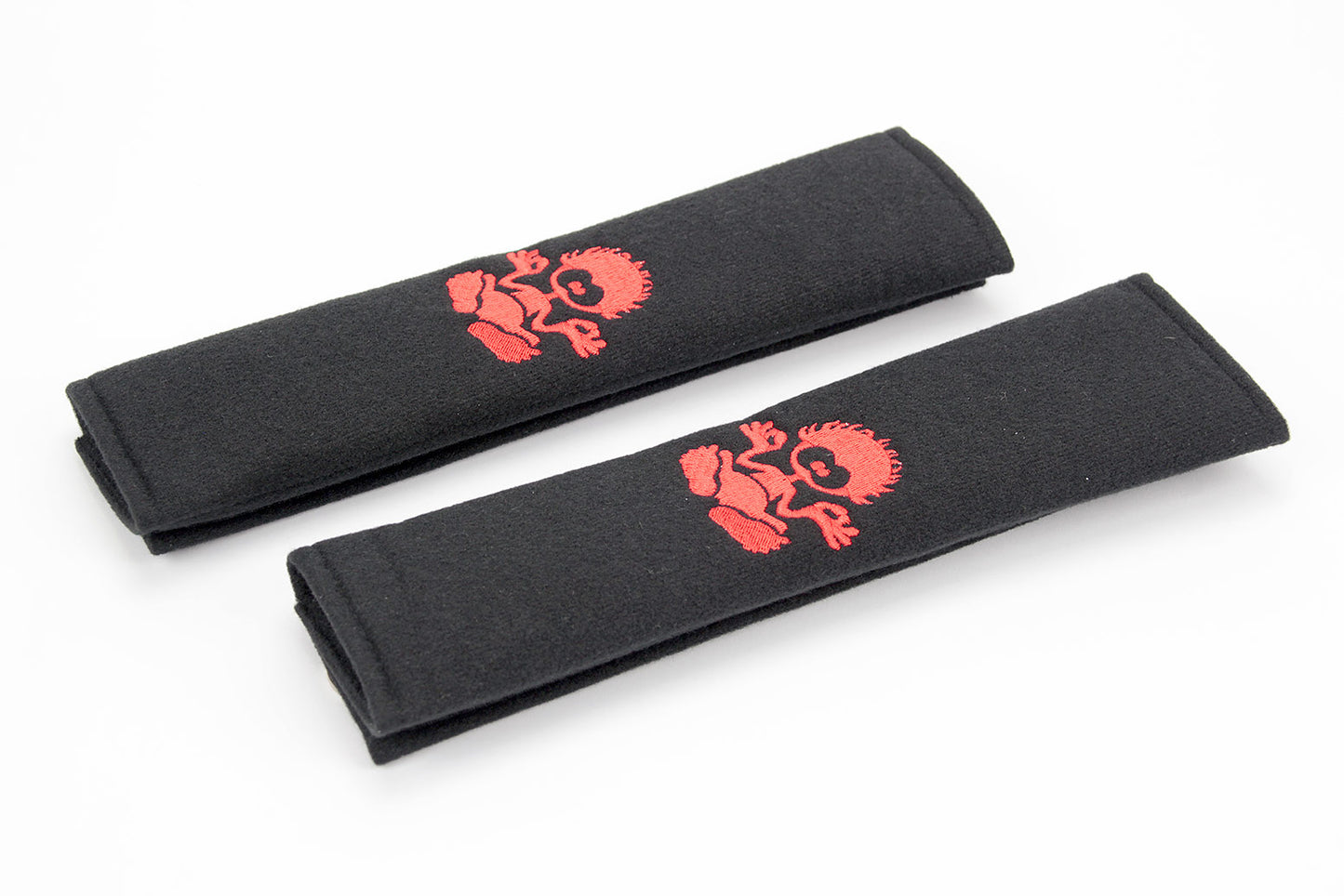 Saltrock Tok logo embroidered on padded seat belt covers.