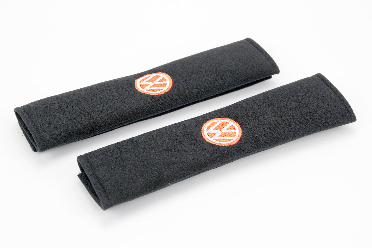 VW logo - Embroidered Padded Seat Belt Covers
