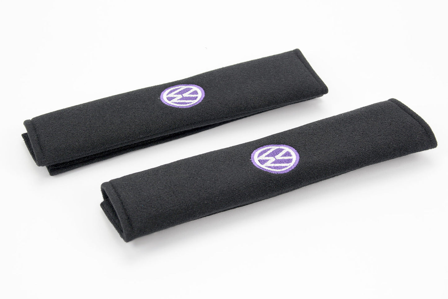 VW logo - Embroidered Padded Seat Belt Covers